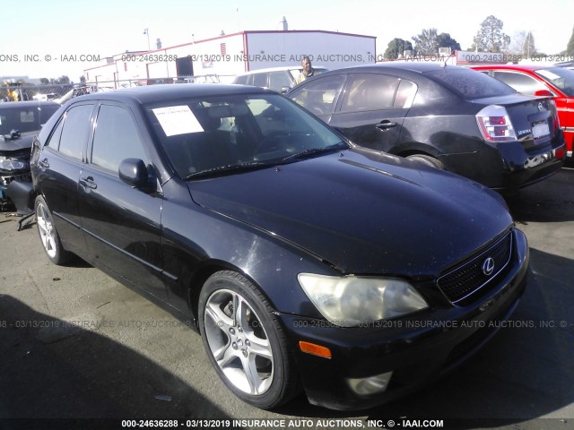 JTHBD192230068682 - 2003 LEXUS IS 300 BLACK photo 1