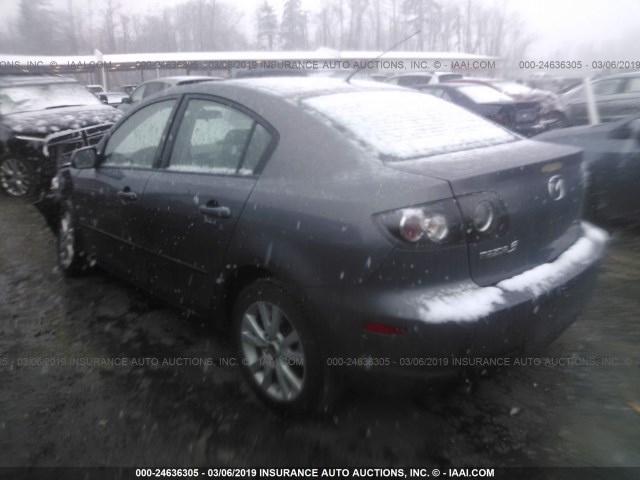 JM1BK324571728986 - 2007 MAZDA 3 S GRAY photo 3