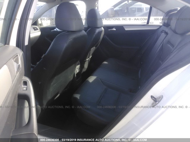 3VWDP7AJ2DM284048 - 2013 VOLKSWAGEN JETTA SE WHITE photo 8