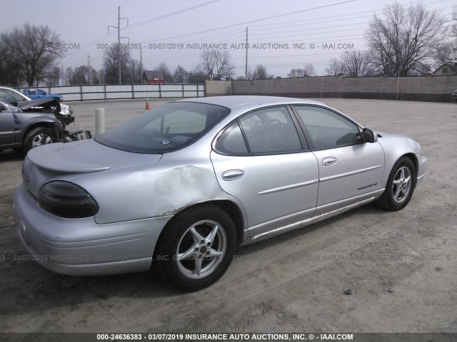 1G2WK52J21F233498 - 2001 PONTIAC GRAND PRIX SE SILVER photo 4