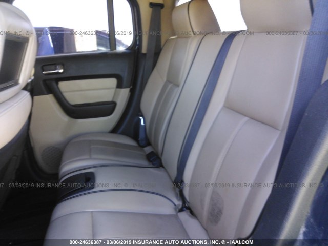 5GTDN13E278122587 - 2007 HUMMER H3 BLUE photo 8