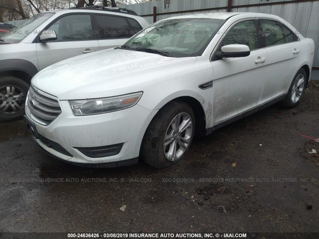 1FAHP2E81DG206276 - 2013 FORD TAURUS SEL WHITE photo 6