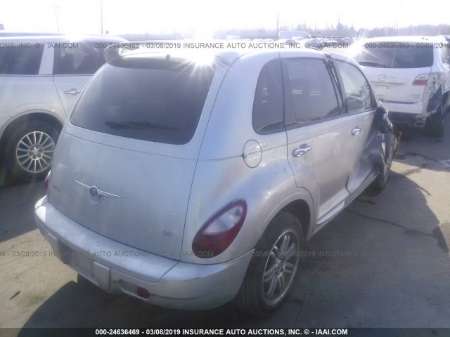 3A8FY68878T168628 - 2008 CHRYSLER PT CRUISER LIMITED SILVER photo 4