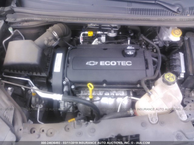 1G1JB6SH3G4180753 - 2016 CHEVROLET SONIC LS 黑色 照片 10