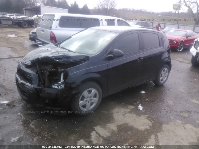 1G1JB6SH3G4180753 - 2016 CHEVROLET SONIC LS 黑色 照片 2