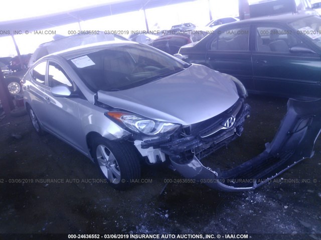 5NPDH4AE0DH158889 - 2013 HYUNDAI ELANTRA GLS/LIMITED SILVER photo 1