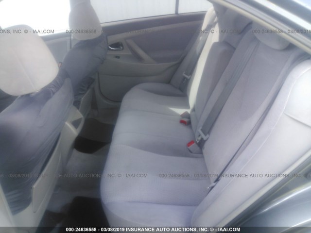 4T1BF3EK2AU008576 - 2010 TOYOTA CAMRY SE/LE/XLE GRAY photo 8
