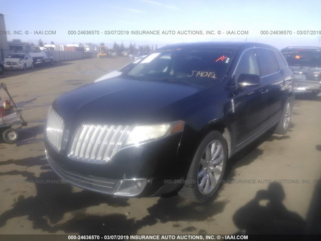 2LMHJ5FR7ABJ14015 - 2010 LINCOLN MKT BLACK photo 2