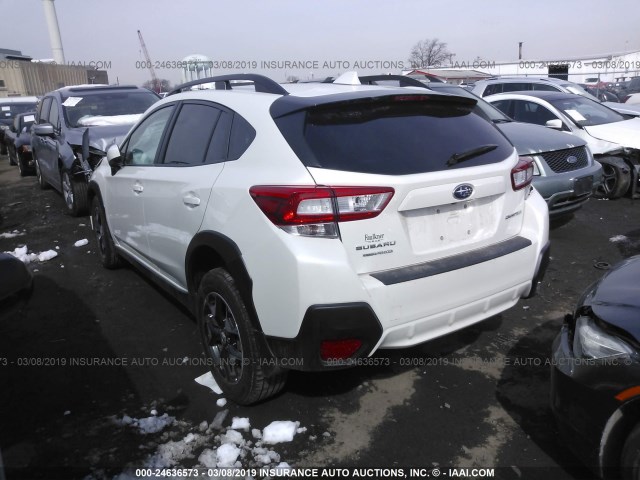 JF2GTABC9JH254426 - 2018 SUBARU CROSSTREK PREMIUM WHITE photo 3