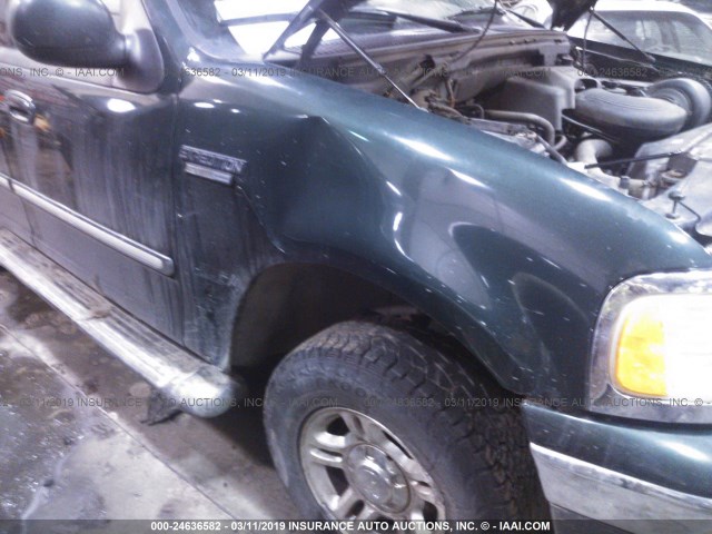 1FMPU16L21LB06097 - 2001 FORD EXPEDITION XLT GREEN photo 6