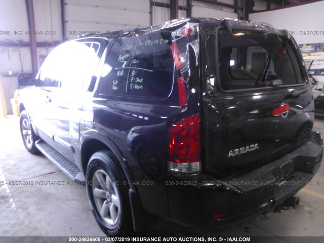 5N1AA0NC6DN600238 - 2013 NISSAN ARMADA SV/SL/PLATINUM BLACK photo 3