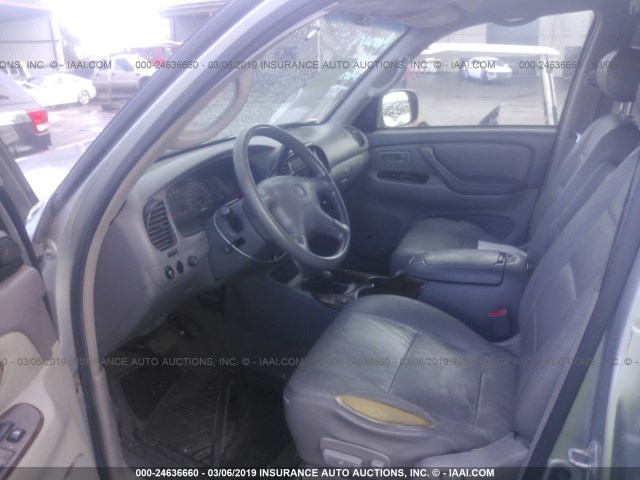 5TDBT44A12S068222 - 2002 TOYOTA SEQUOIA SR5 SILVER photo 5