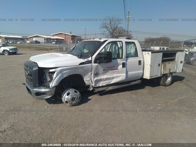 1FT8W3DT7GEA42931 - 2016 FORD F350 SUPER DUTY WHITE photo 2