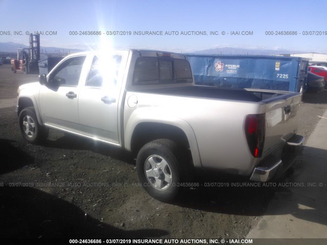 1GTDT33E888196459 - 2008 GMC CANYON TAN photo 3