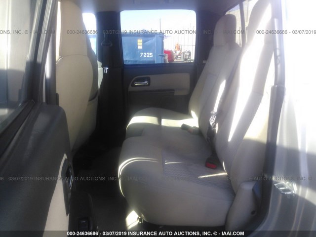 1GTDT33E888196459 - 2008 GMC CANYON TAN photo 8