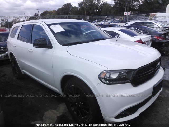 1C4RDHDG1FC694979 - 2015 DODGE DURANGO LIMITED WHITE photo 1