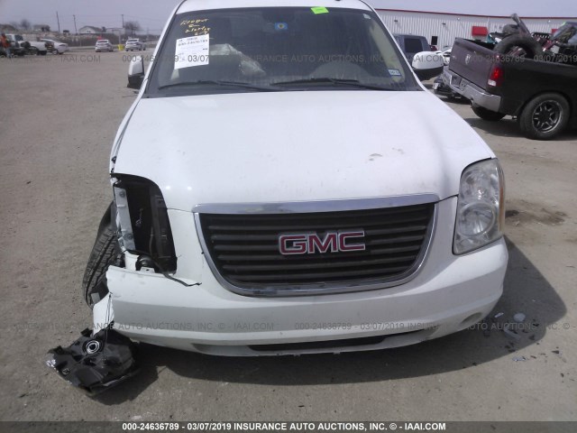 1GKS1AE07BR136763 - 2011 GMC YUKON SLE WHITE photo 6