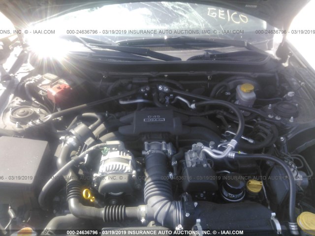 JF1ZNAA17F8712043 - 2015 TOYOTA SCION FR-S GRAY photo 10