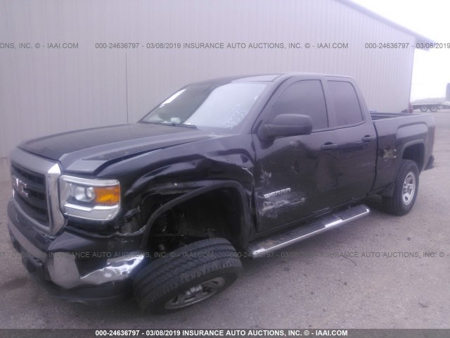 1GTR1TEH5FZ419275 - 2015 GMC SIERRA C1500 GRAY photo 2