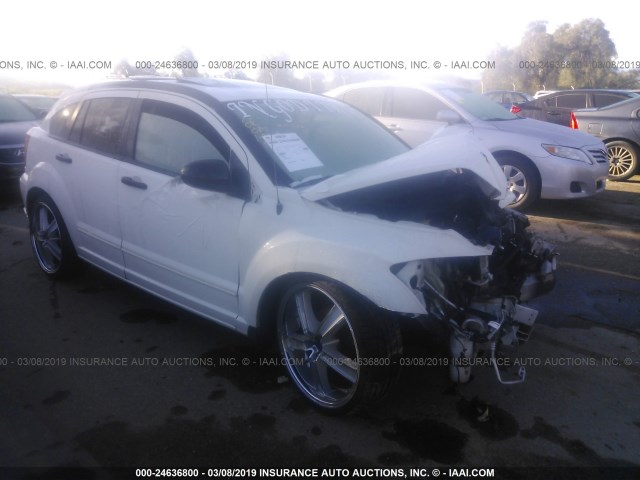 1B3HB48C87D547847 - 2007 DODGE CALIBER SXT WHITE photo 1