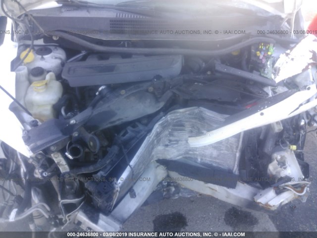 1B3HB48C87D547847 - 2007 DODGE CALIBER SXT WHITE photo 10