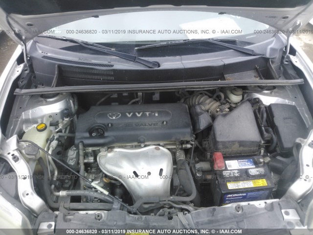 JTLKE50E981016405 - 2008 TOYOTA SCION XB 银色 照片 10