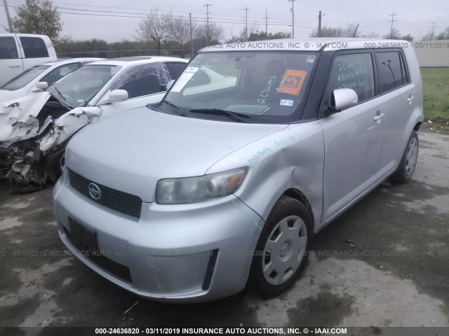 JTLKE50E981016405 - 2008 TOYOTA SCION XB 银色 照片 2