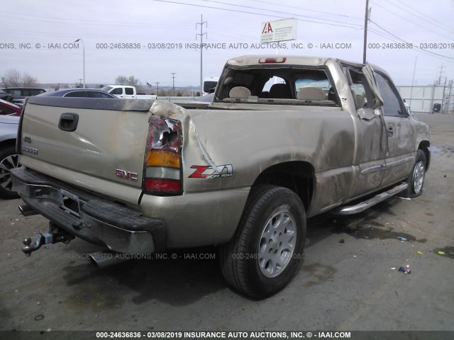 1GTEK19B36Z197616 - 2006 GMC NEW SIERRA K1500 GOLD photo 4