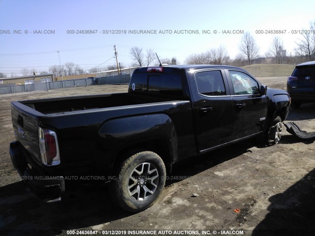 1GTG6CE33G1102270 - 2016 GMC CANYON SLE BLACK photo 4