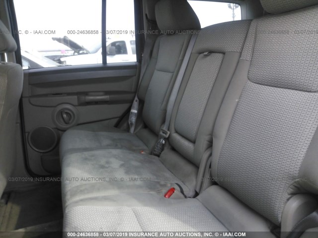 1J8HG48K36C368944 - 2006 JEEP COMMANDER MAROON photo 8