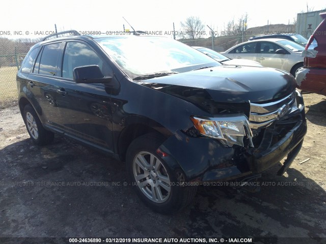 2FMDK38C67BB71836 - 2007 FORD EDGE SEL BLACK photo 1