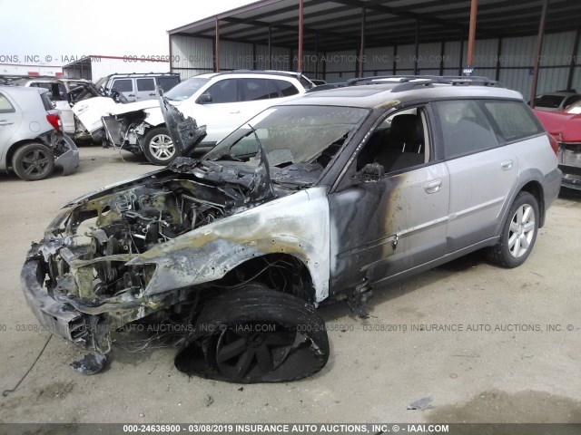 4S4BP62C367360809 - 2006 SUBARU LEGACY OUTBACK 2.5I LIMITED SILVER photo 2