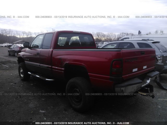 3B7KF23Z82M254181 - 2002 DODGE RAM 2500 RED photo 3