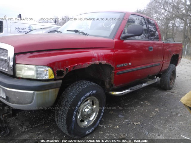 3B7KF23Z82M254181 - 2002 DODGE RAM 2500 RED photo 6