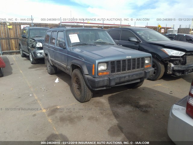 1J4FJ68SXWL222661 - 1998 JEEP CHEROKEE SPORT/CLASSIC BLUE photo 1