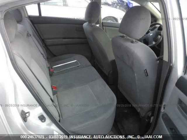 3N1AB61E39L639228 - 2009 NISSAN SENTRA 2.0/2.0S/2.0SL SILVER photo 8