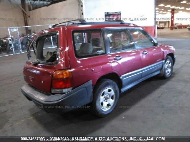 JF1SF6358WH780007 - 1998 SUBARU FORESTER L Unknown photo 4