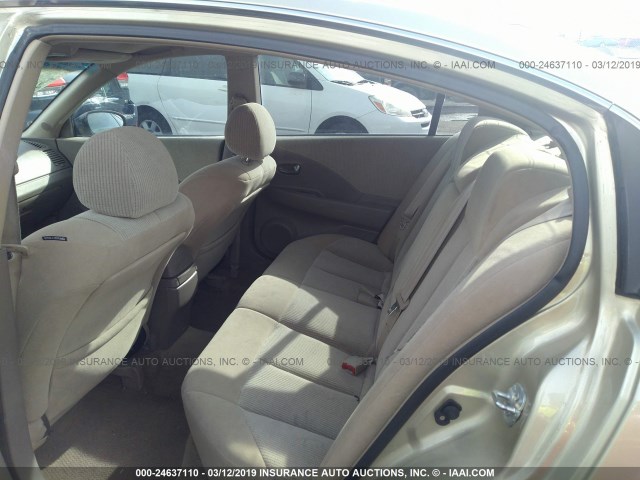 1N4BL11E52C140519 - 2002 NISSAN ALTIMA SE GOLD photo 8