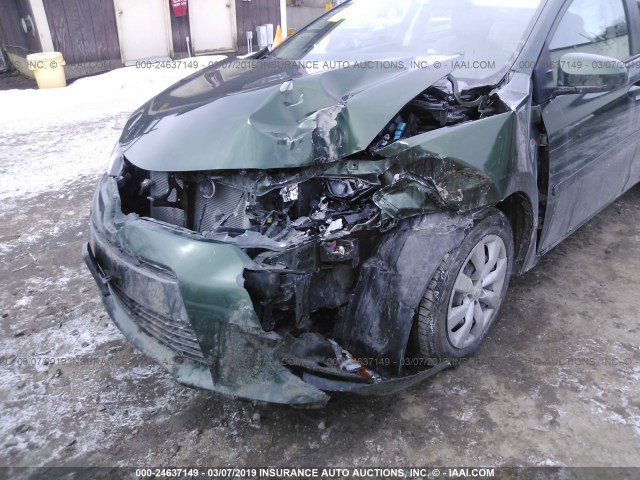 2T1BURHE9FC456255 - 2015 TOYOTA COROLLA L/LE/LE PLS/PRM/S/S PLS 绿色 照片 6