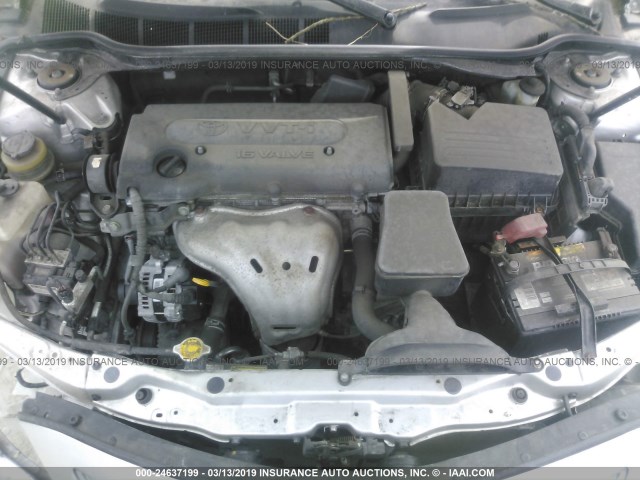 4T1BE46K39U300725 - 2009 TOYOTA CAMRY SE/LE/XLE 银色 照片 10