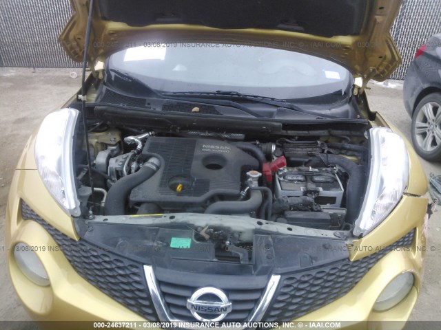 JN8AF5MR2DT206406 - 2013 NISSAN JUKE S/SV/SL GOLD photo 10