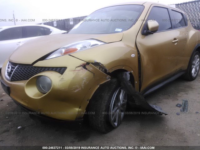 JN8AF5MR2DT206406 - 2013 NISSAN JUKE S/SV/SL GOLD photo 6