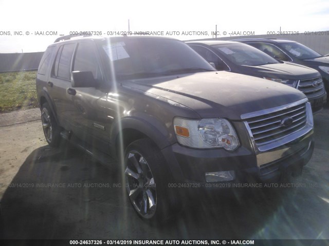 1FMEU63E36UB57443 - 2006 FORD EXPLORER XLT GRAY photo 1