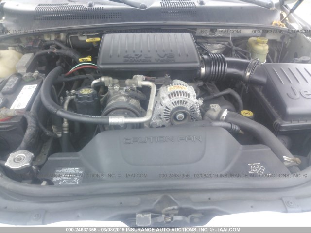 1J4GW48N44C254765 - 2004 JEEP GRAND CHEROKEE LAREDO/COLUMBIA/FREEDOM 银色 照片 10