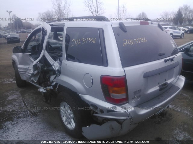 1J4GW48N44C254765 - 2004 JEEP GRAND CHEROKEE LAREDO/COLUMBIA/FREEDOM 银色 照片 3
