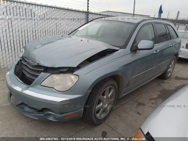 2A8GF78X68R632373 - 2008 CHRYSLER PACIFICA LIMITED Light Blue photo 2