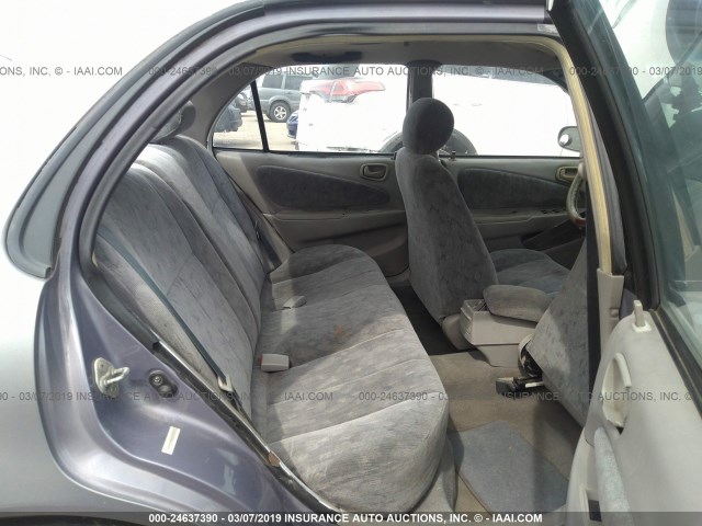 1NXBR18E3WZ044382 - 1998 TOYOTA COROLLA VE/CE/LE PURPLE photo 8