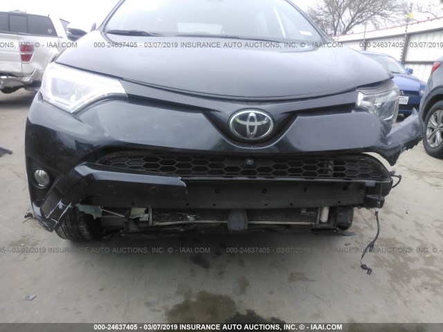 JTMNFREV1GJ075081 - 2016 TOYOTA RAV4 SE BLACK photo 6