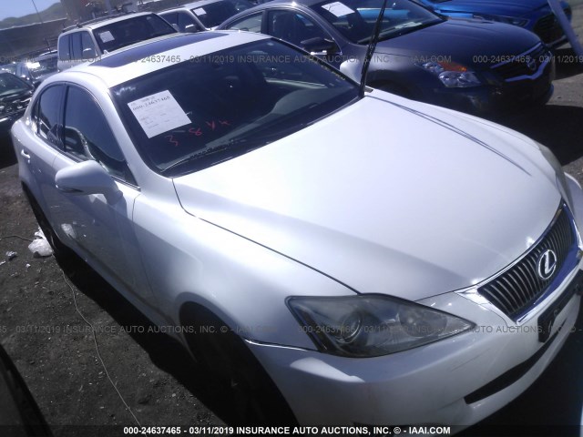 JTHBK262995095227 - 2009 LEXUS IS 250 WHITE photo 1