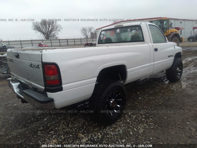 1B7KF26Z0VJ628019 - 1997 DODGE RAM 2500 WHITE photo 4